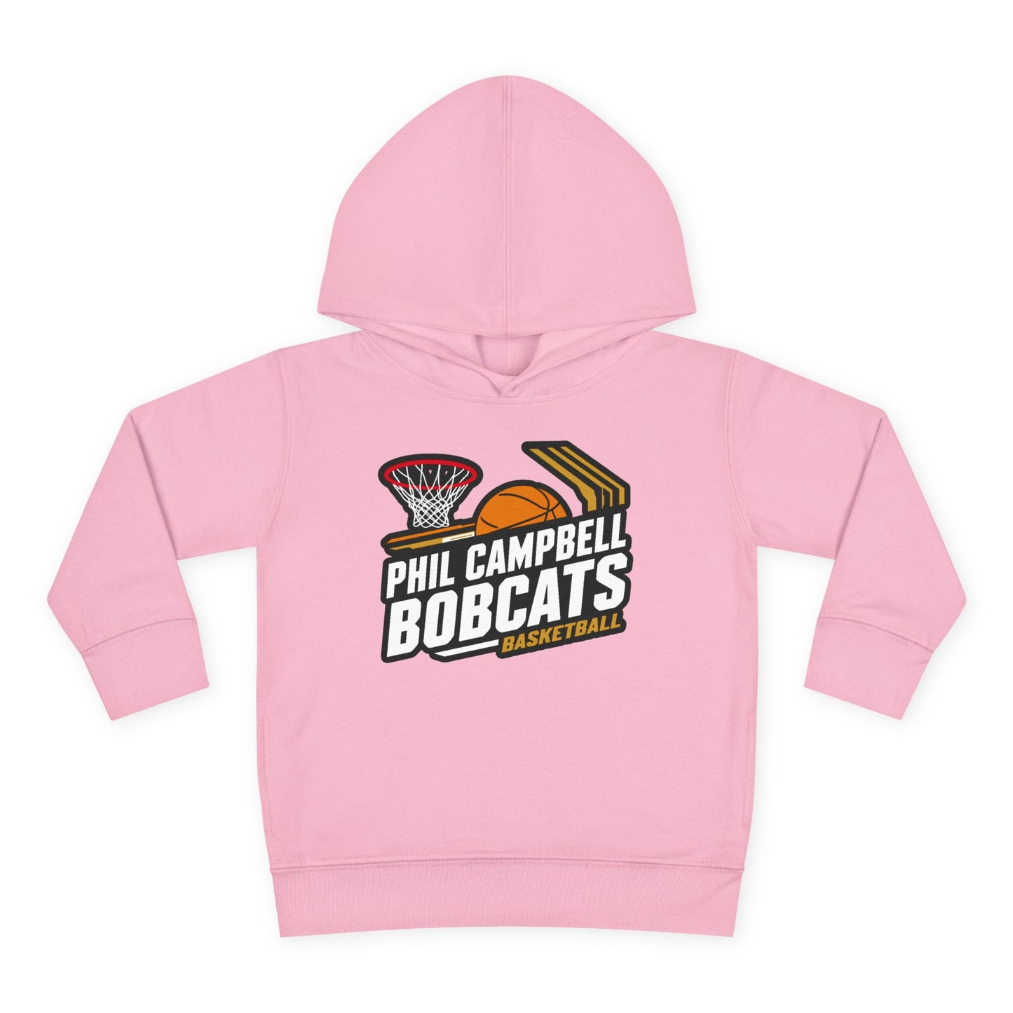 Toddler Hoodie Sweatshirt \ Phil Campbell Bobcats Basketball \ PCBBK1
