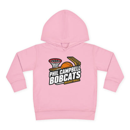 Toddler Hoodie Sweatshirt \ Phil Campbell Bobcats Basketball \ PCBBK1