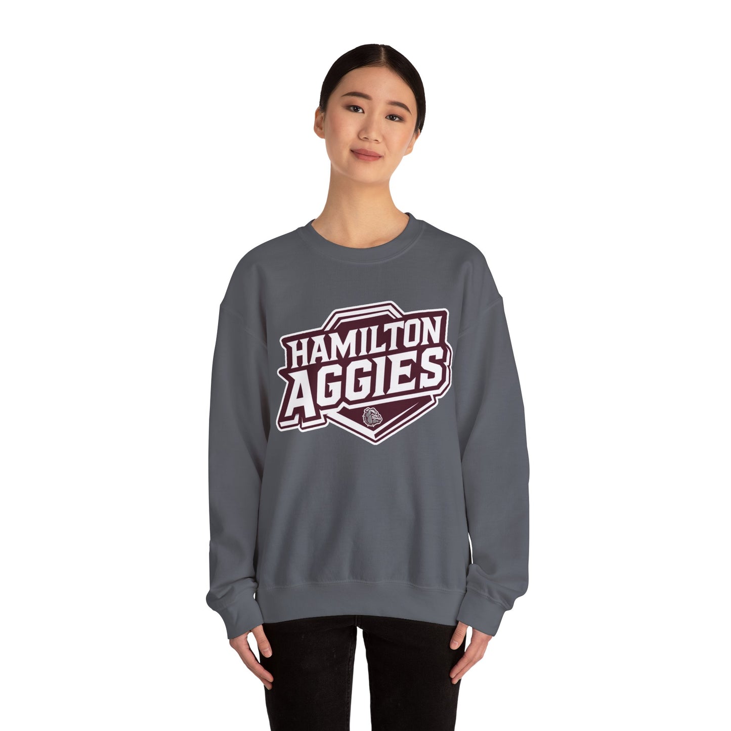 Adult Crewneck Sweatshirt \ Hamilton Aggies \ HA1