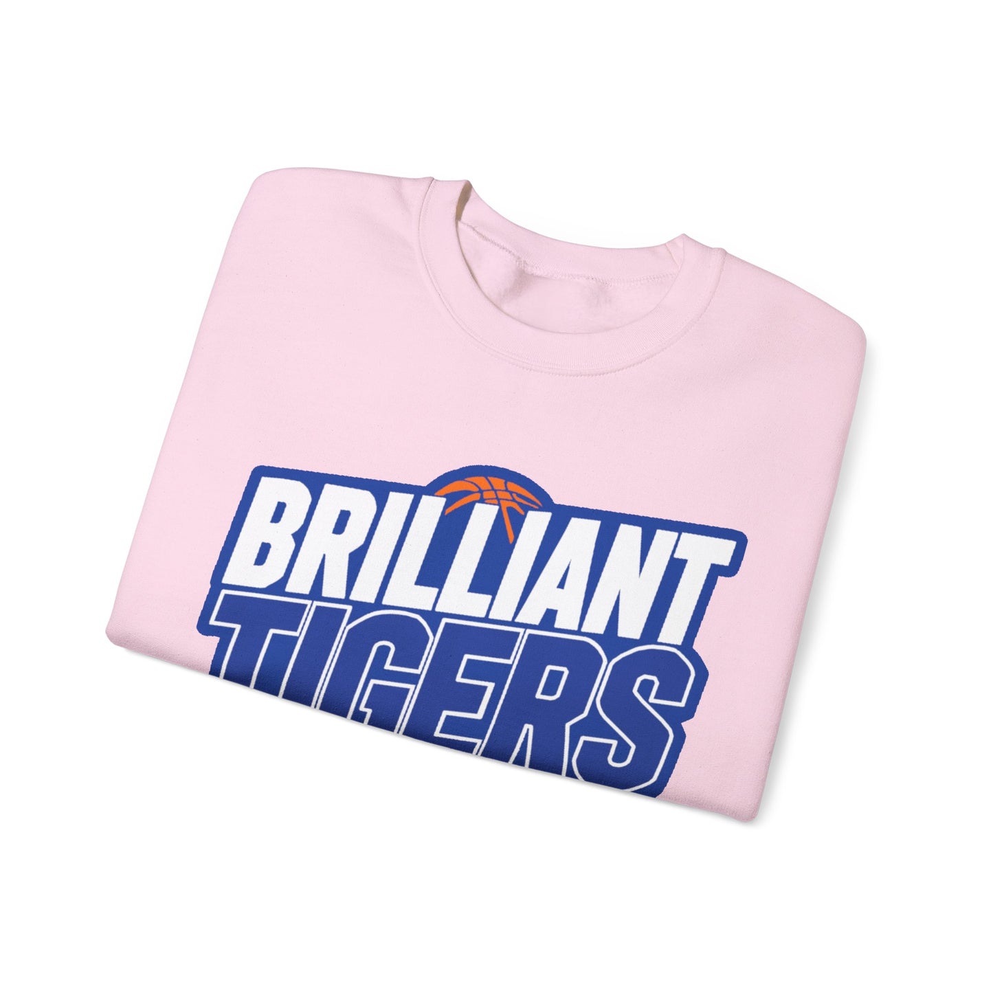 Adult Crewneck Sweatshirt \ Brilliant Tigers Basketball \ BTBK1