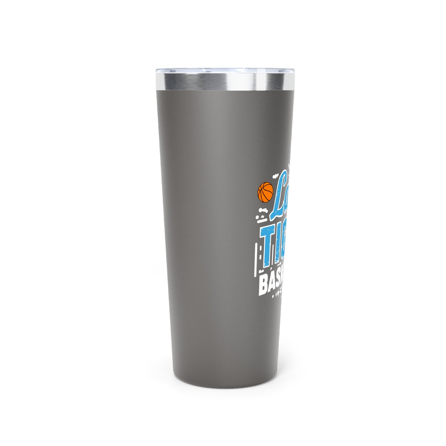 22oz Copper Insulated Tumbler \ Brilliant Tigers Basketball \ BTBKG1
