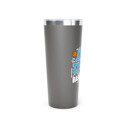22oz Copper Insulated Tumbler \ Brilliant Tigers Basketball \ BTBKG1