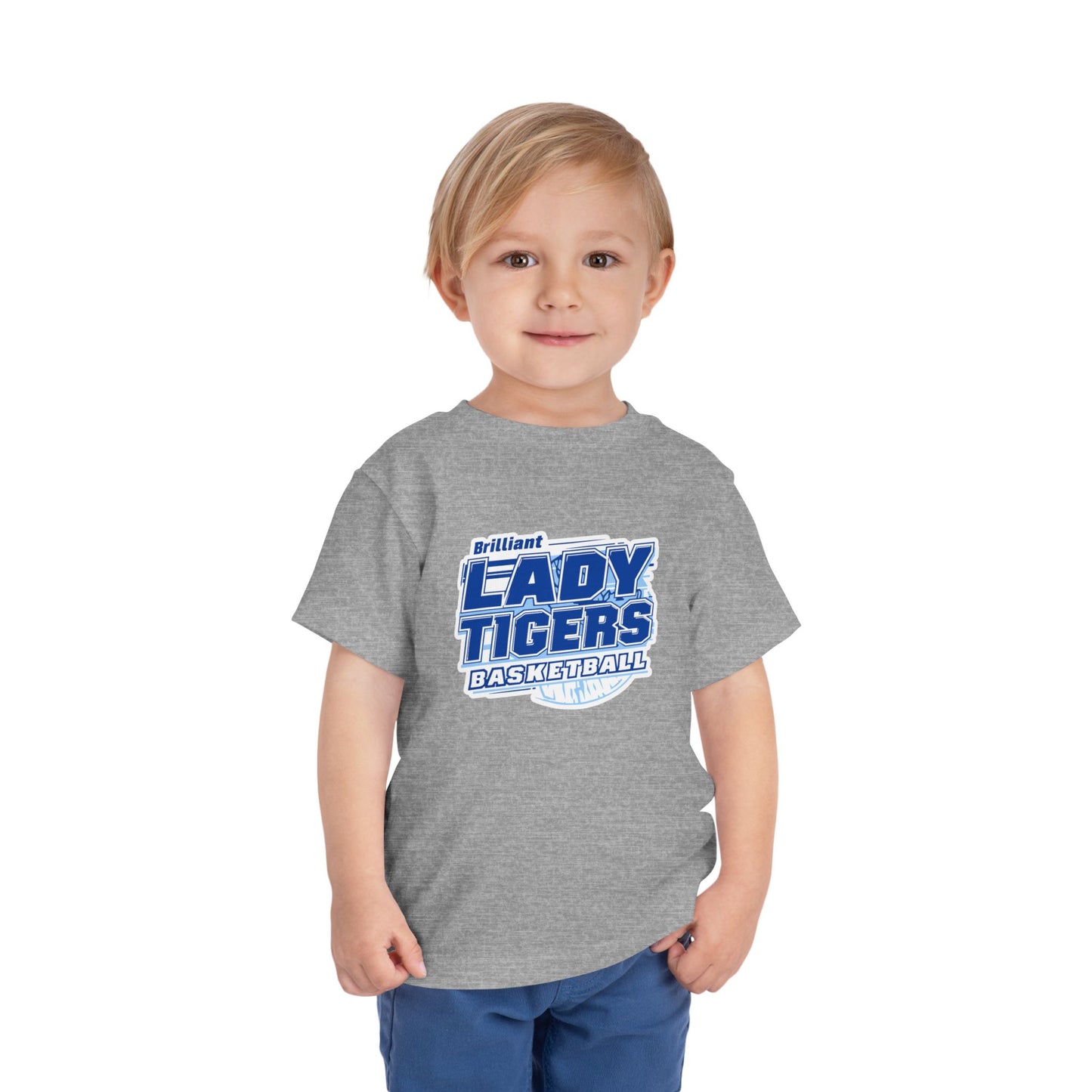 Toddler Tee \ Brilliant Tigers Basketball \ BTBKG2