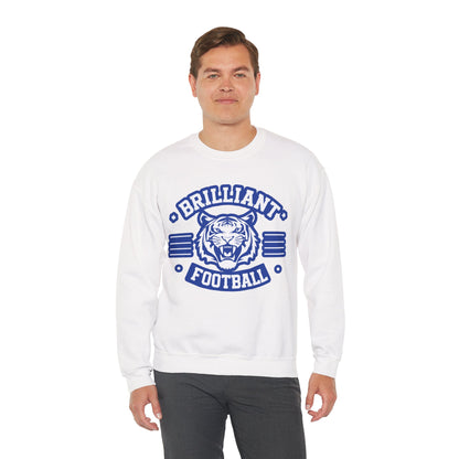 Adult Crewneck Sweatshirt \ Brilliant Tigers Football \ BTF2