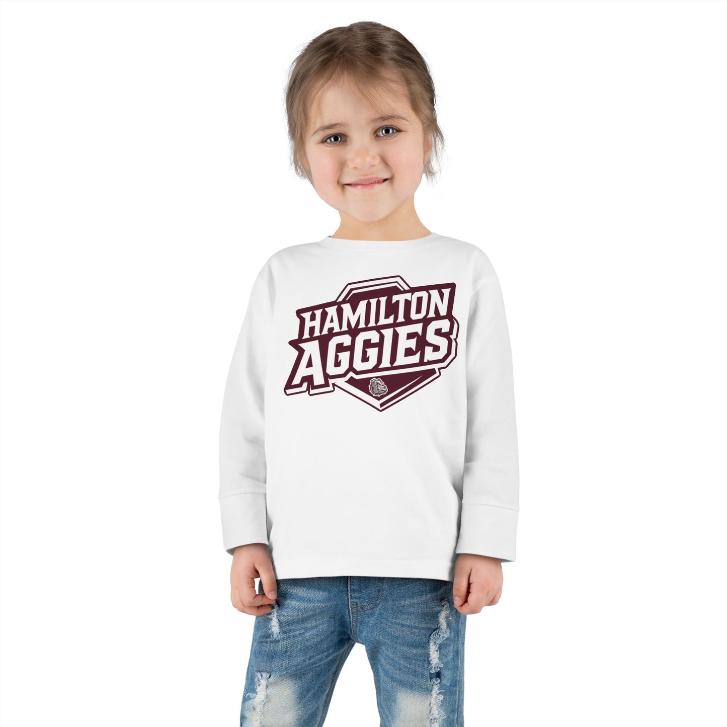 Toddler Long Sleeve Tee \ Hamilton Aggies \ HA1