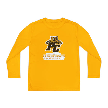 Youth Long Sleeve Tee \ Phil Campbell Bobcats Basketball \ PCBBKG1