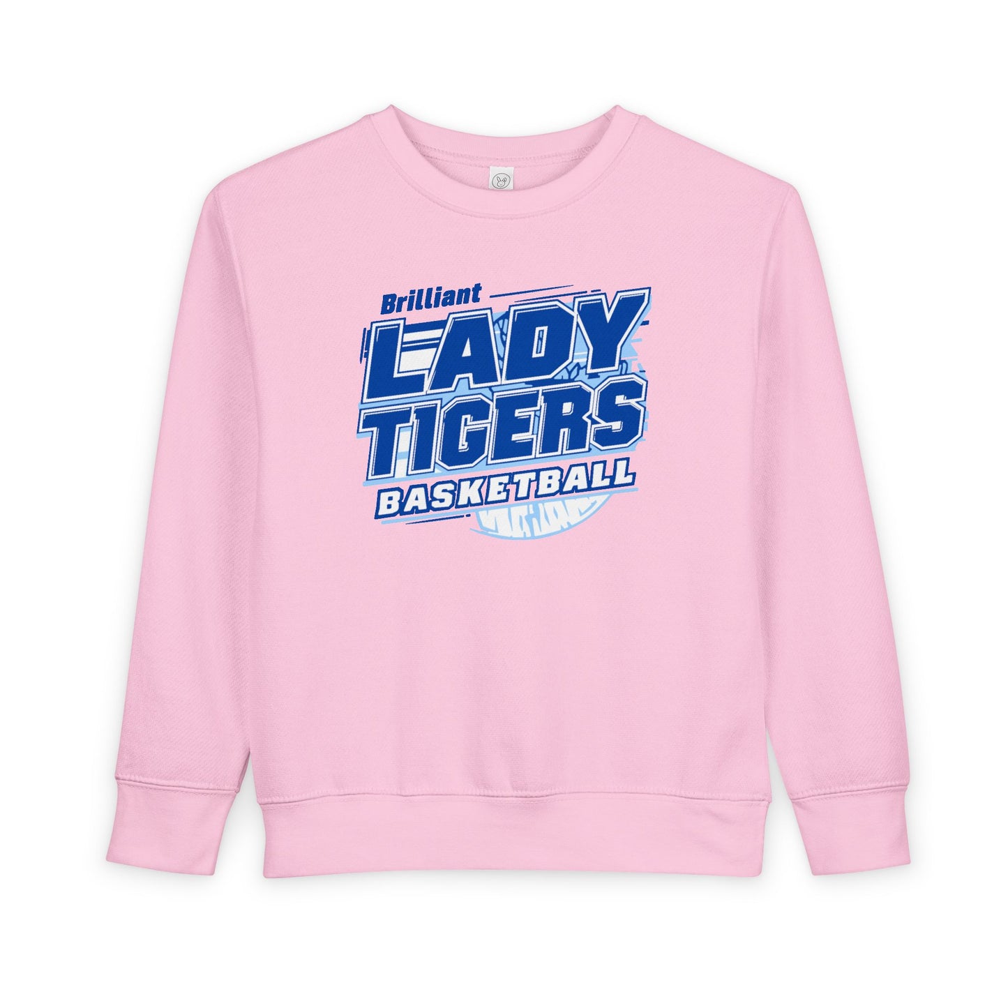 Toddler Crewneck Sweatshirt \ Brilliant Tigers Basketball \ BTBKG2
