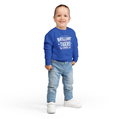 Toddler Crewneck Sweatshirt \ Brilliant Tigers Cheer \ BTC2