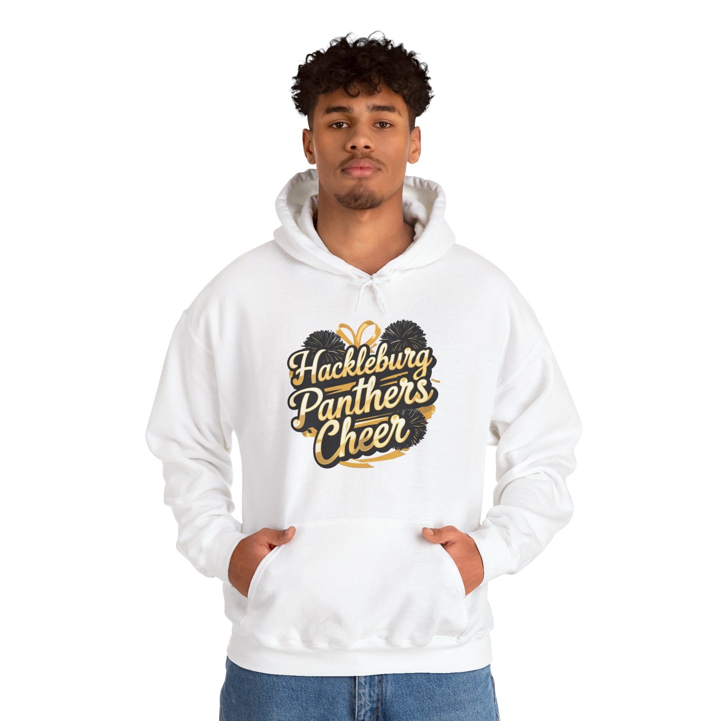 Adult Hoodie Sweatshirt \ Hackleburg Panthers Cheer \ HPC2