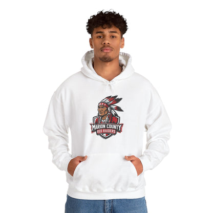 Adult Hooded Sweatshirt \ Marion County Red Raiders \ MC2