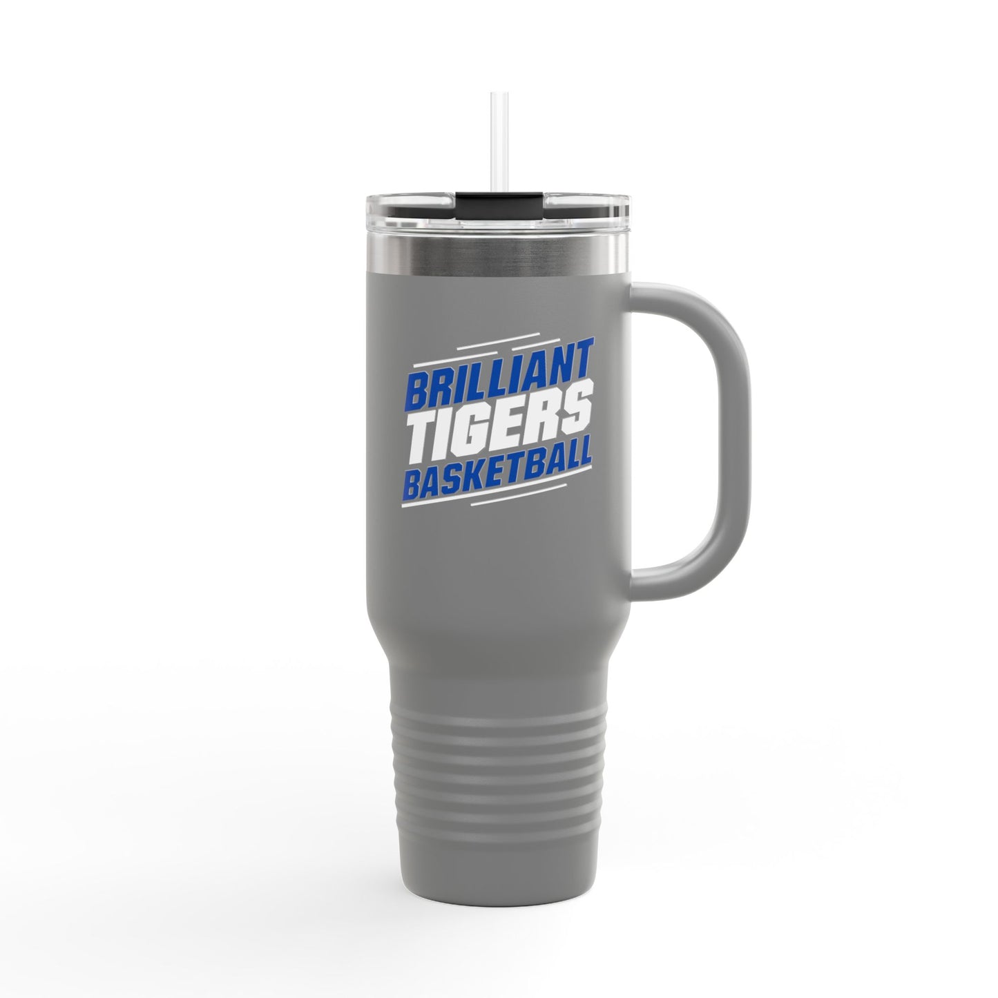40oz Insulated Tumbler \ Brilliant Tigers Basketball \ BTBK2