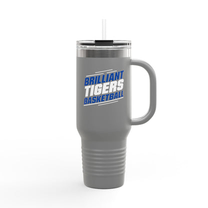 40oz Insulated Tumbler \ Brilliant Tigers Basketball \ BTBK2