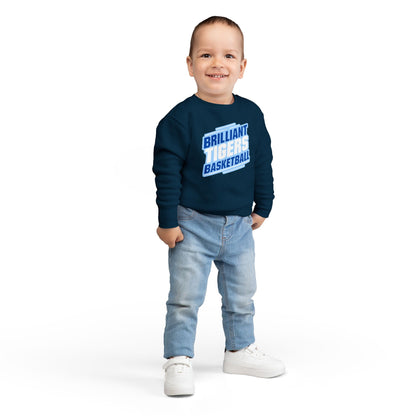 Toddler Crewneck Sweatshirt \ Brilliant Tigers Basketball \ BTBK2