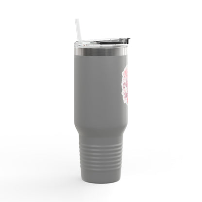 40oz Insulated Tumbler \ Hamilton Aggies Wrestling \ HAWG1