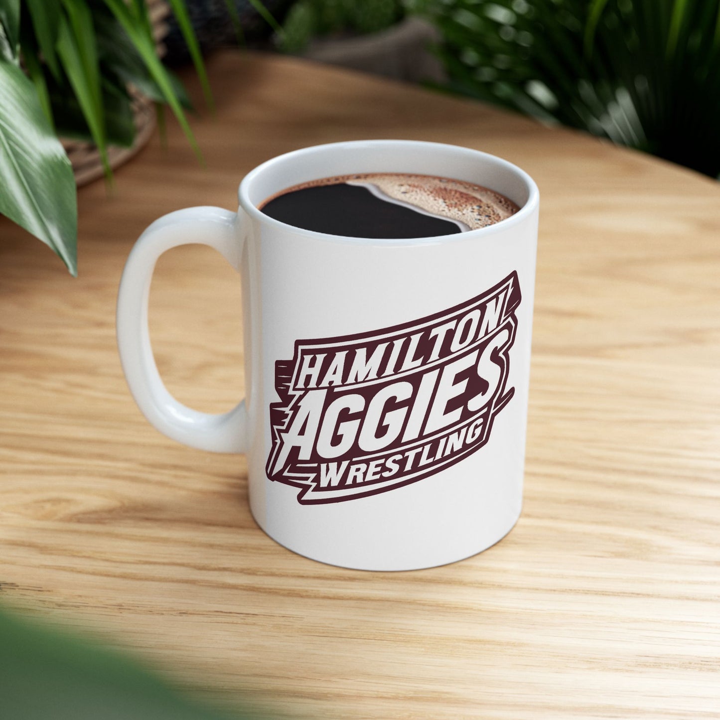 Coffee Cup \ Hamilton Aggies Wrestling \ HAW1