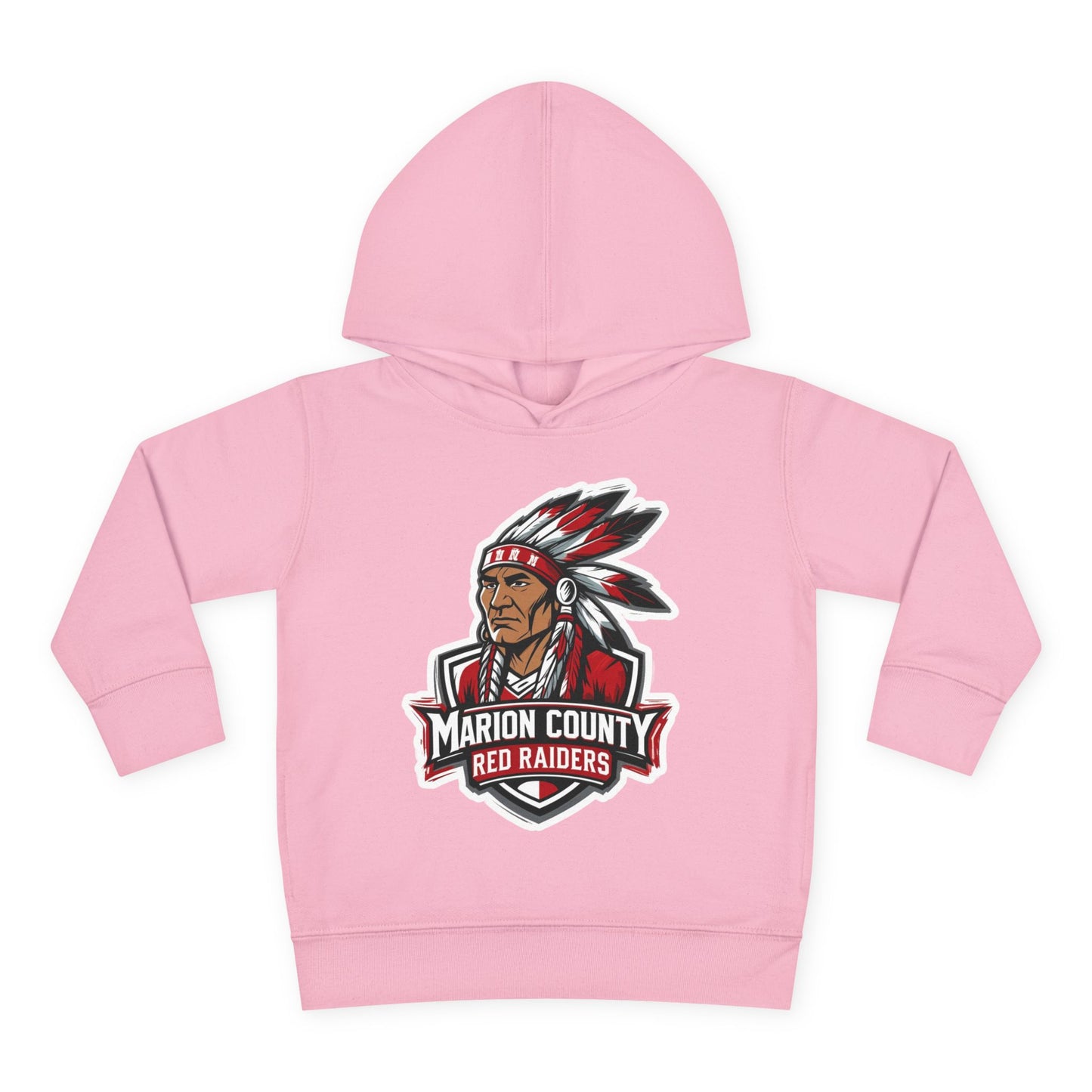Toddler Hoodie Sweatshirt \ Marion County Red Raiders \ MC2