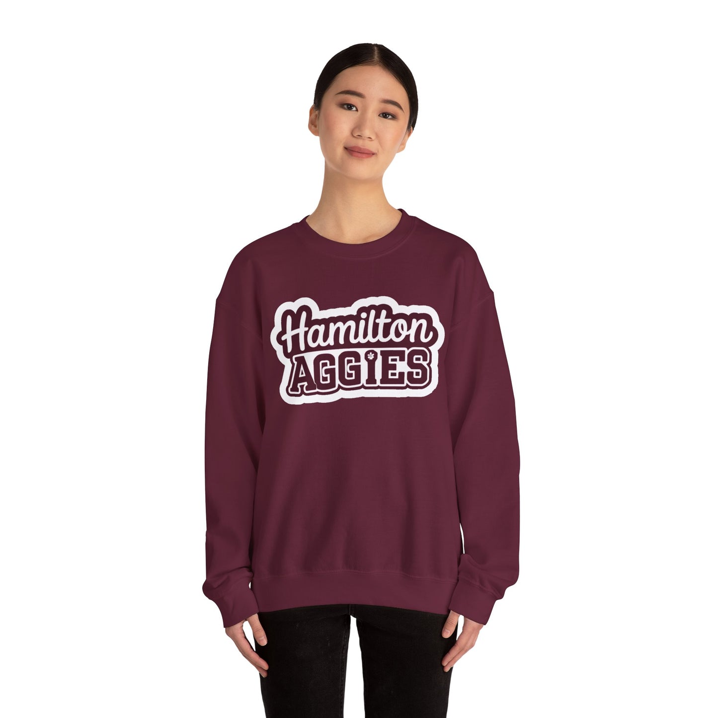 Adult Crewneck Sweatshirt \ Hamilton Aggies \ HAG2