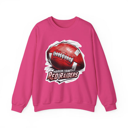 Adult Crewneck Sweatshirt \ Marion County Red Raiders Football \ MCF1