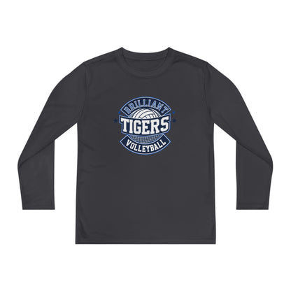 Youth Long Sleeve Tee \ Brilliant Tigers Volleyball \ BTV1