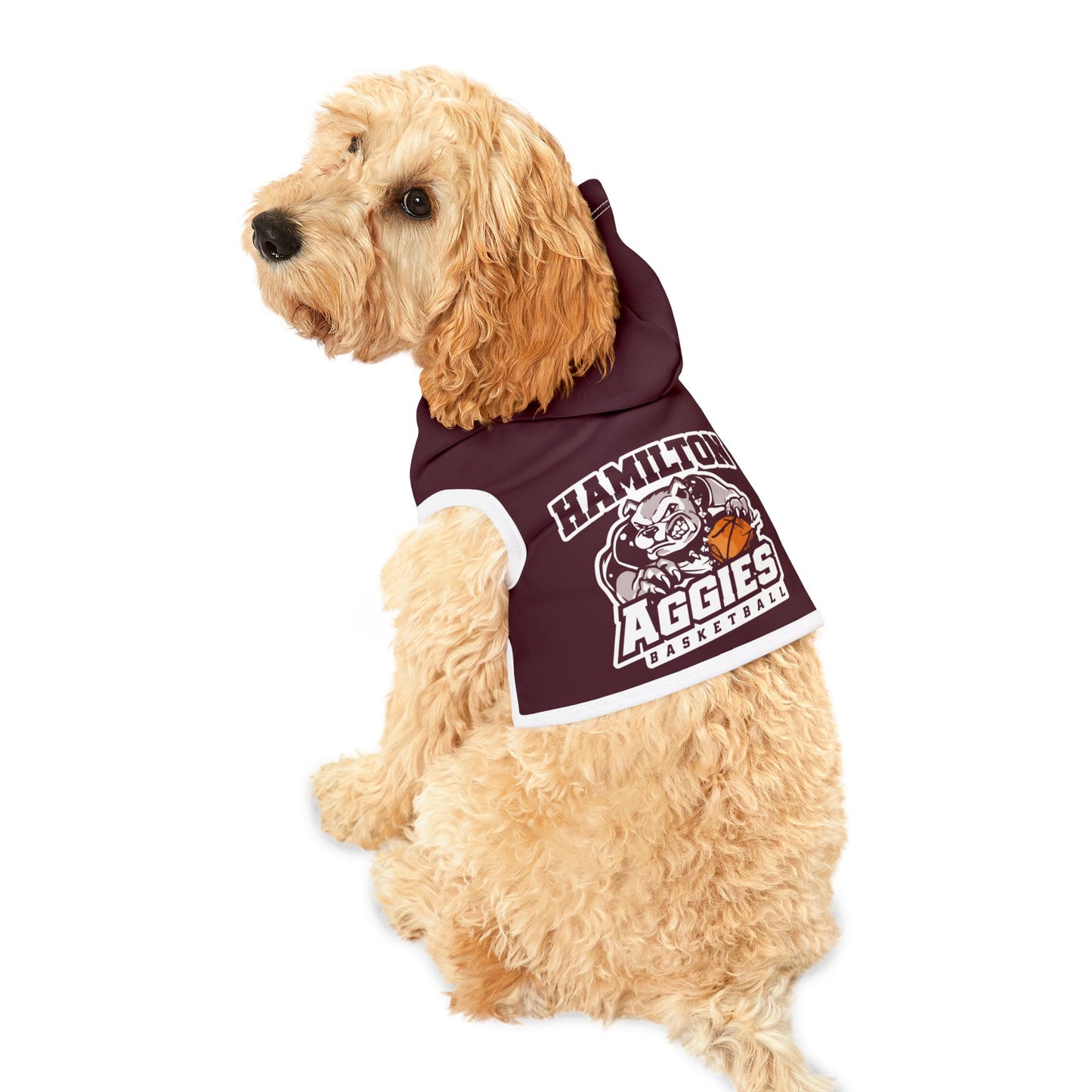 Pet Hoodie \ Hamilton Aggies Basketball \ HABB1