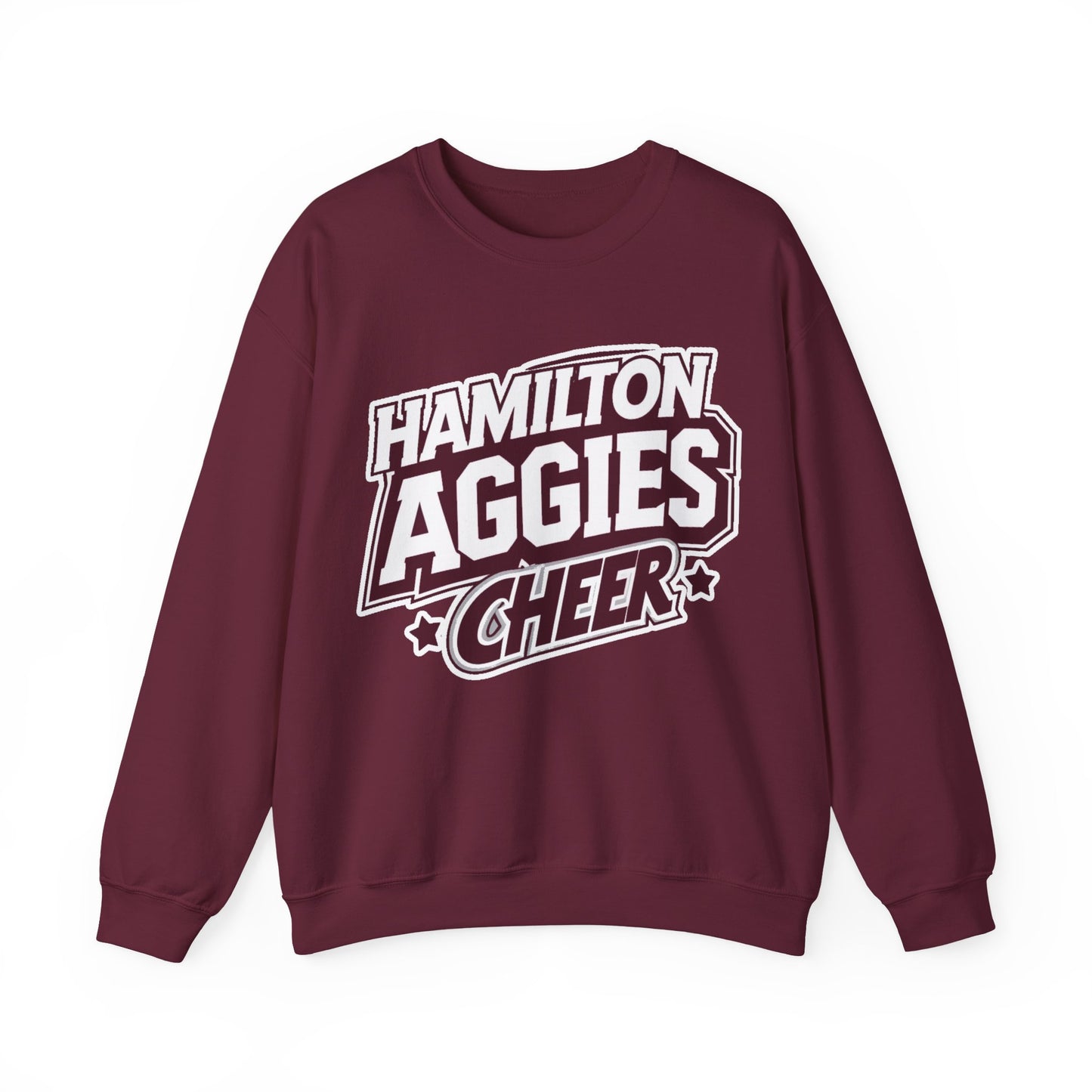 Adult Crewneck Sweatshirt \ Hamilton Aggies Cheer \ HAC1