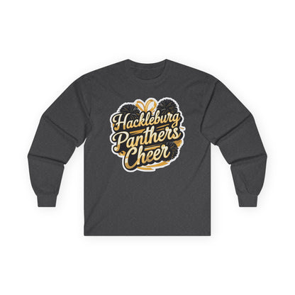 Adult Long Sleeve Tee \ Hackleburg Panthers Cheer \ HPC2