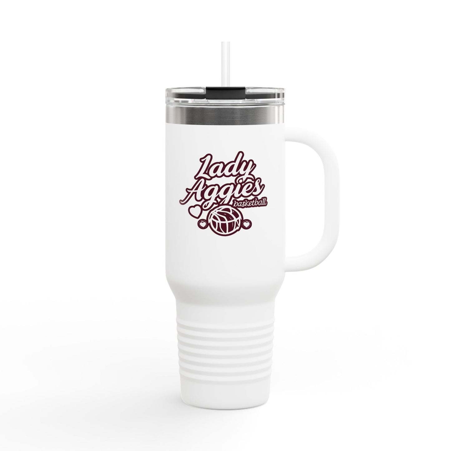 40oz Insulated Tumbler \ Hamilton Aggies Basketball \ HABBG2