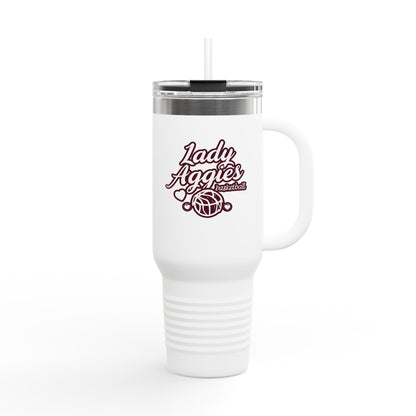 40oz Insulated Tumbler \ Hamilton Aggies Basketball \ HABBG2