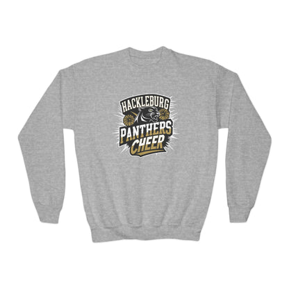Youth Crewneck Sweatshirt \ Hackleburg Panthers Cheer \ HPC1