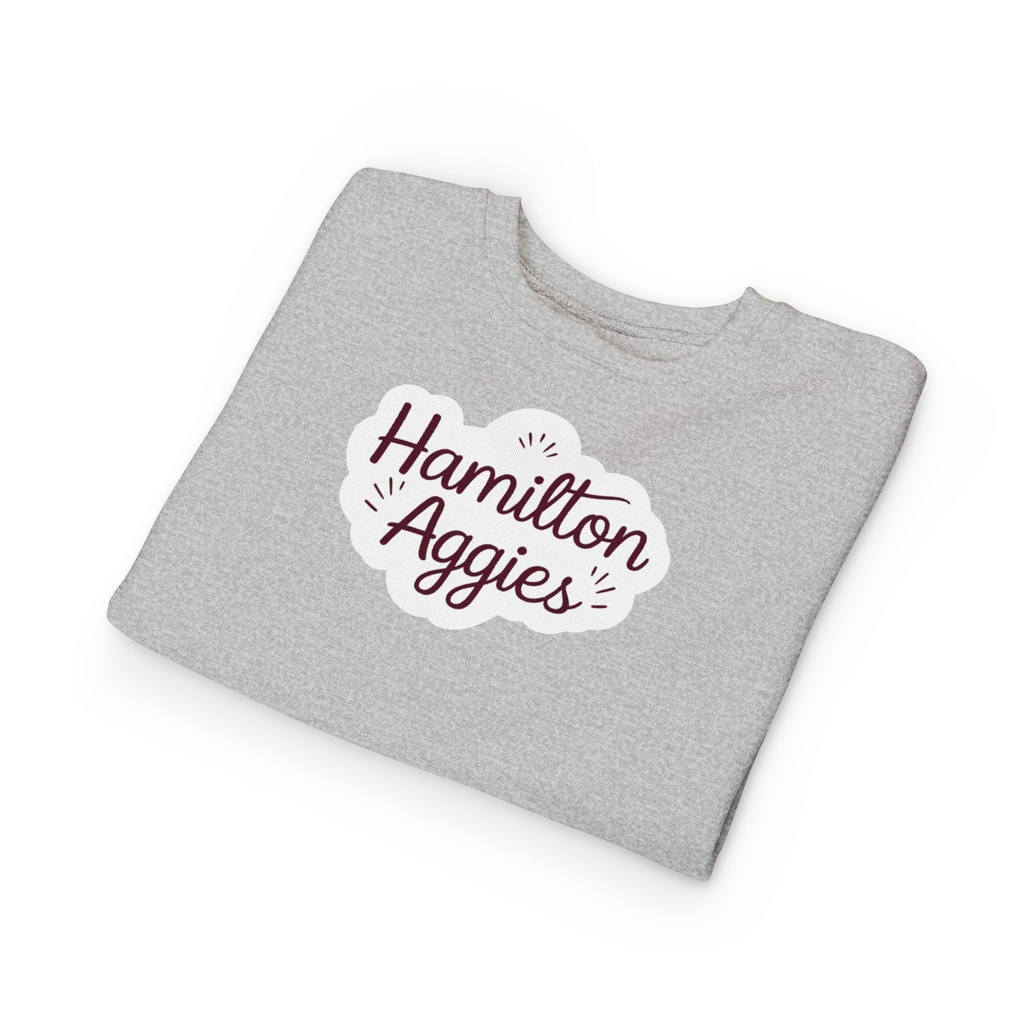 Toddler Crewneck Sweatshirt \ Hamilton Aggies \ HAG1