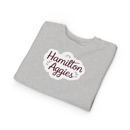 Toddler Crewneck Sweatshirt \ Hamilton Aggies \ HAG1