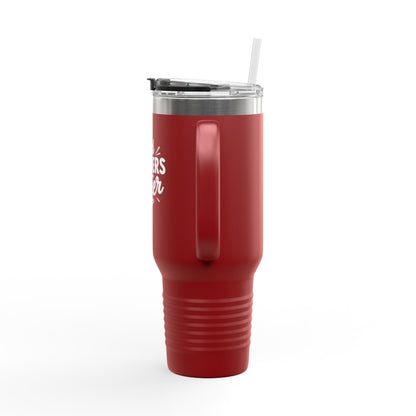 40oz Insulated Tumbler \ Marion County Red Raiders Cheer \ MCC1