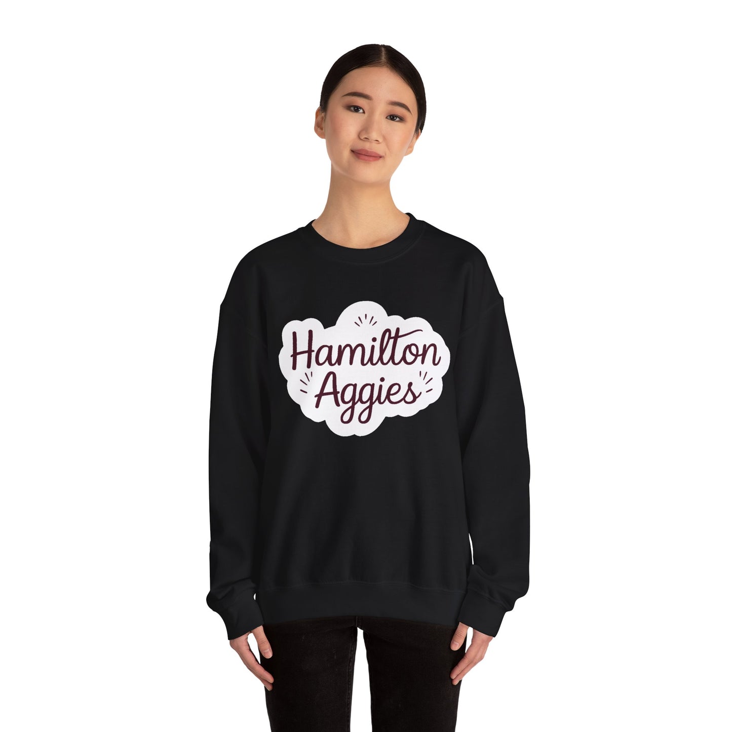 Adult Crewneck Sweatshirt \ Hamilton Aggies \ HAG1
