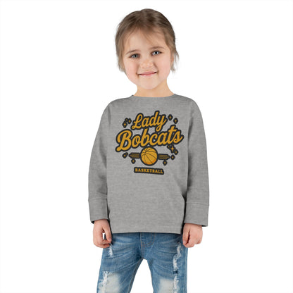 Toddler Long Sleeve Tee \ Phil Campbell Bobcats Basketball \ PCBBKG2