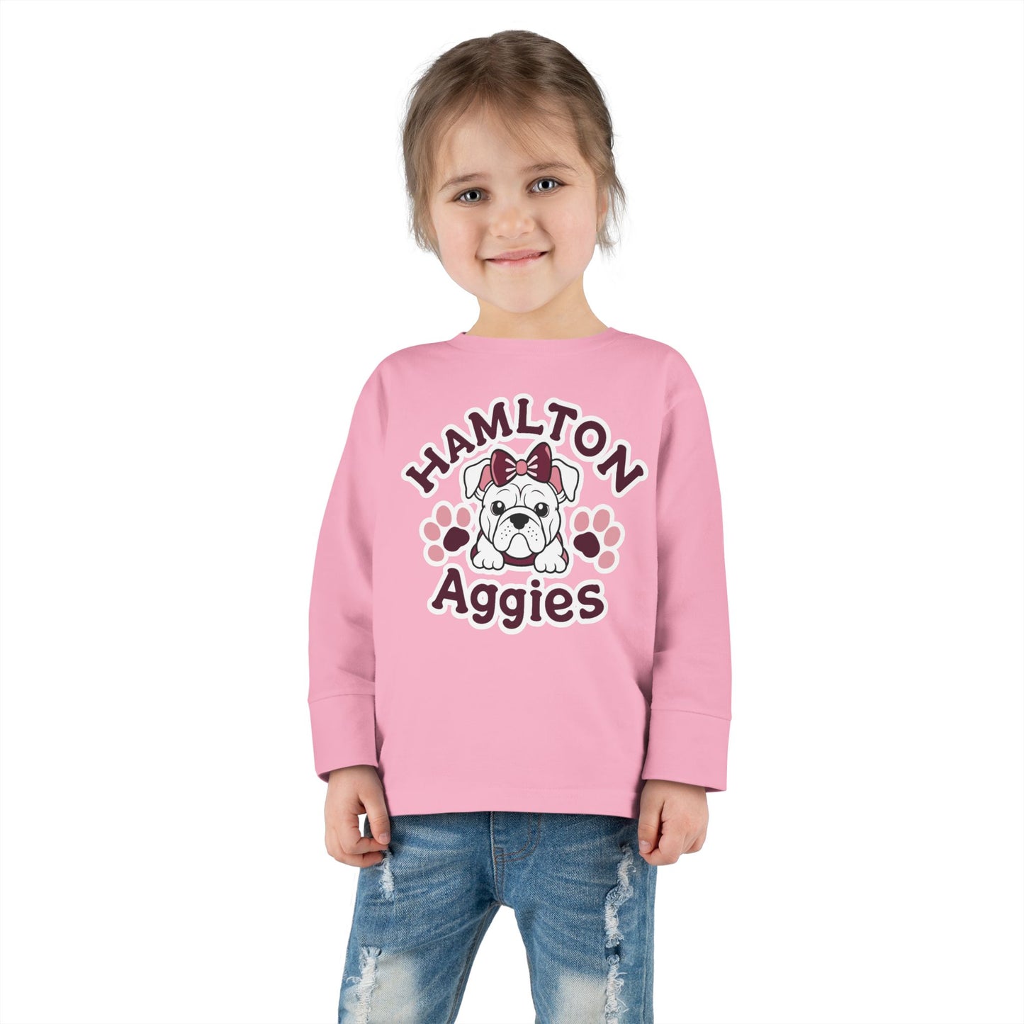 Toddler Long Sleeve Tee \ Hamilton Aggies \ HAG3