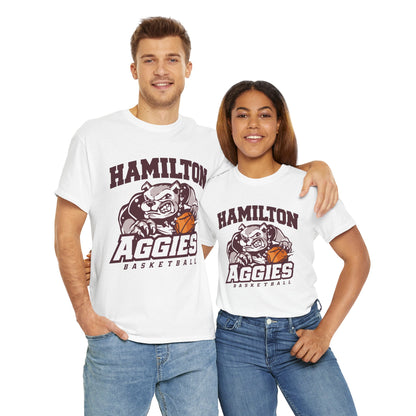 Adult Tee \ Hamilton Aggies Basketball \ HABB1