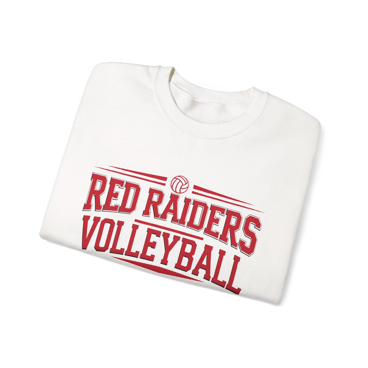 Adult Crewneck Sweatshirt \ Marion County Red Raiders Volleyball \ MCV2