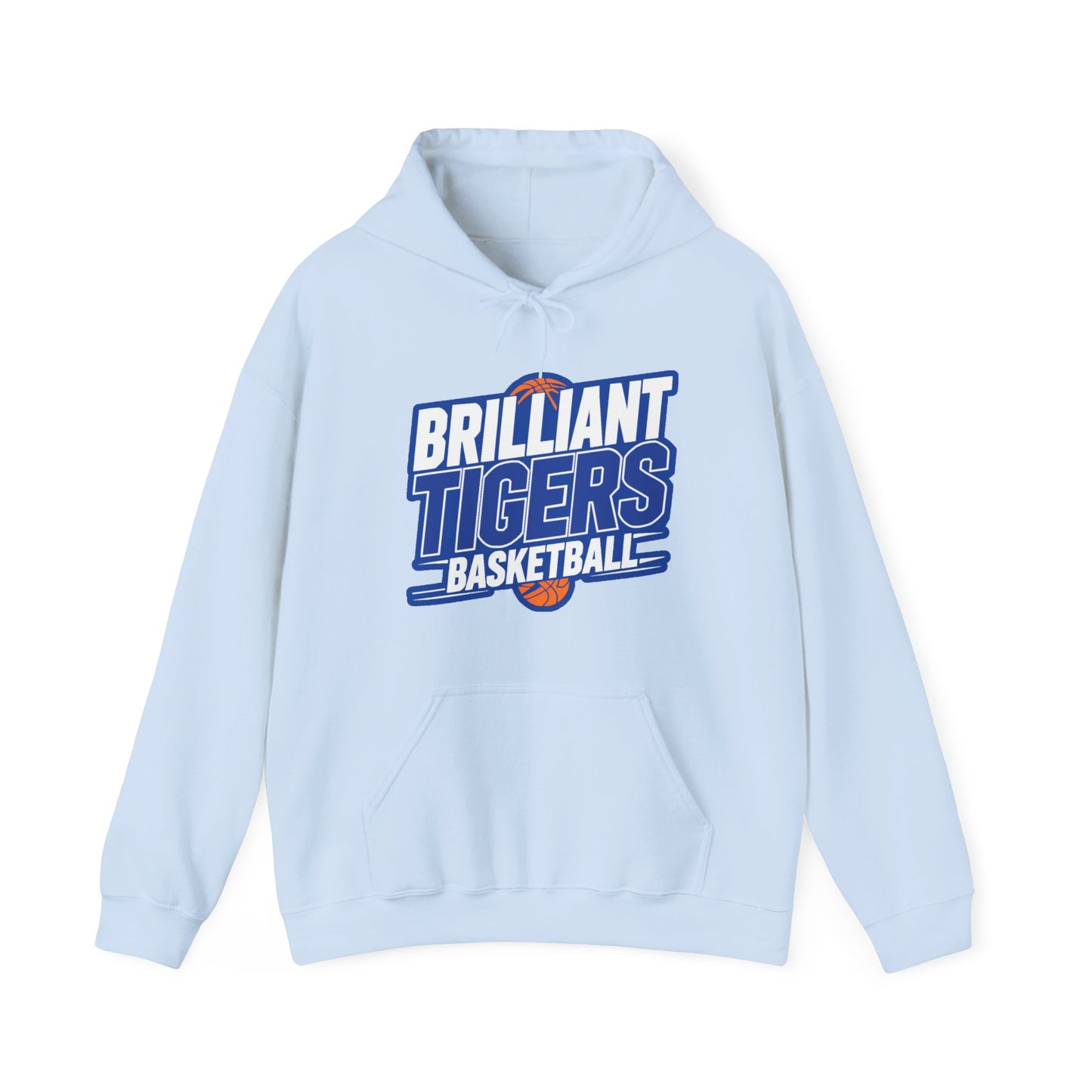 Adult Hoodie Sweatshirt \ Brilliant Tigers Basketball \ BTBK1