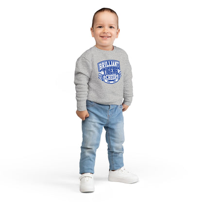 Toddler Crewneck Sweatshirt \ Brilliant Tigers Cheer \ BTC1