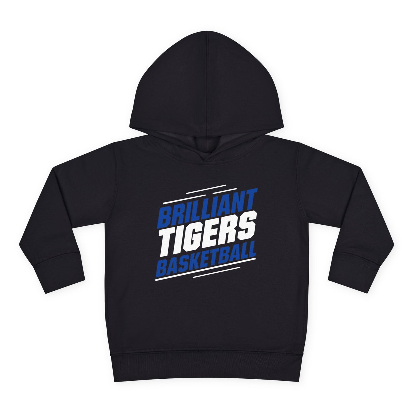 Toddler Hoodie Sweatshirt \ Brilliant Tigers Basketball \ BTBK2