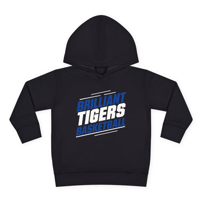 Toddler Hoodie Sweatshirt \ Brilliant Tigers Basketball \ BTBK2