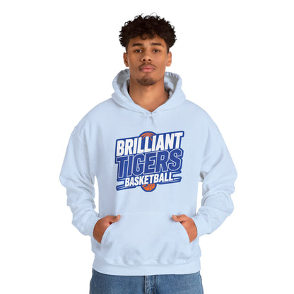 Adult Hoodie Sweatshirt \ Brilliant Tigers Basketball \ BTBK1