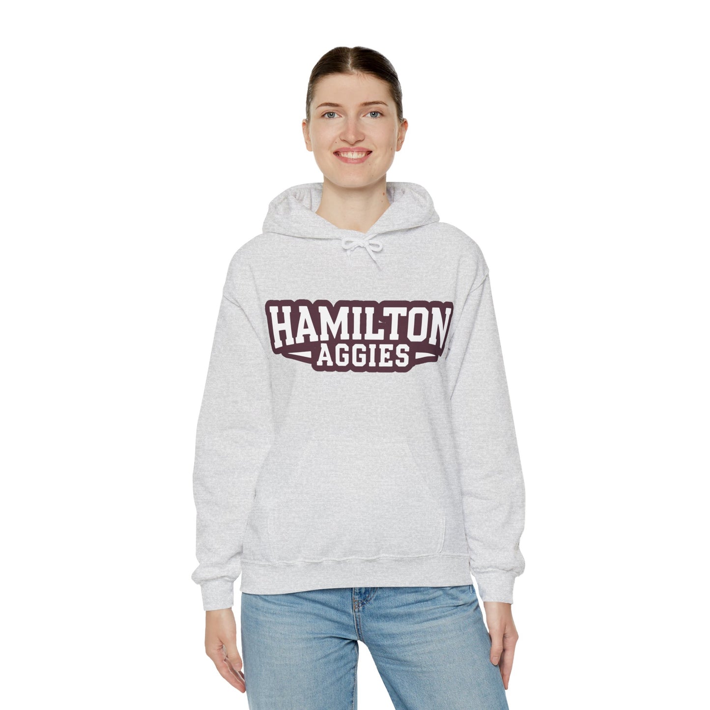 Adult Hooded Sweatshirt \ Hamilton Aggies \ HA3