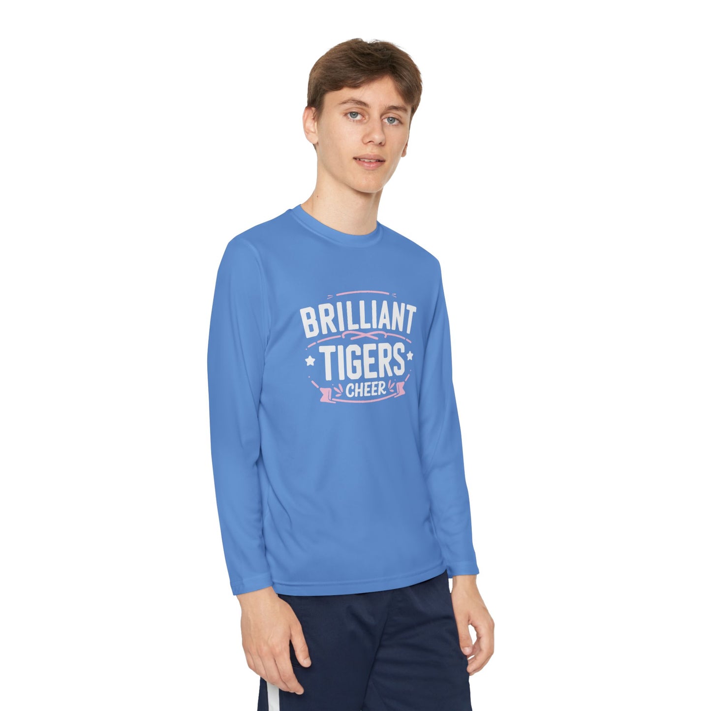 Youth Long Sleeve Tee \ Brilliant Tigers Cheer \ BTC2