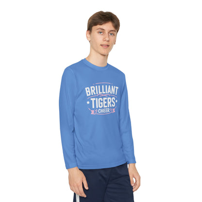 Youth Long Sleeve Tee \ Brilliant Tigers Cheer \ BTC2