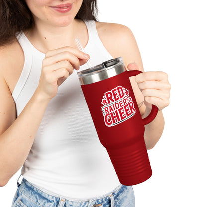 40oz Insulated Tumbler \ Marion County Red Raiders Cheer \ MCC2