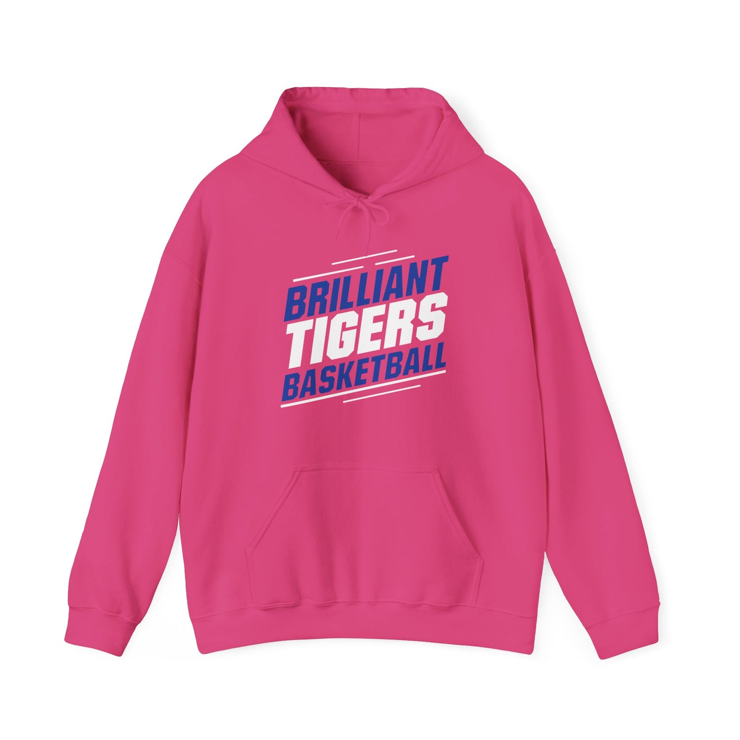 Adult Hoodie Sweatshirt \ Brilliant Tigers Basketball \ BTBK2