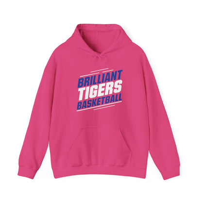Adult Hoodie Sweatshirt \ Brilliant Tigers Basketball \ BTBK2