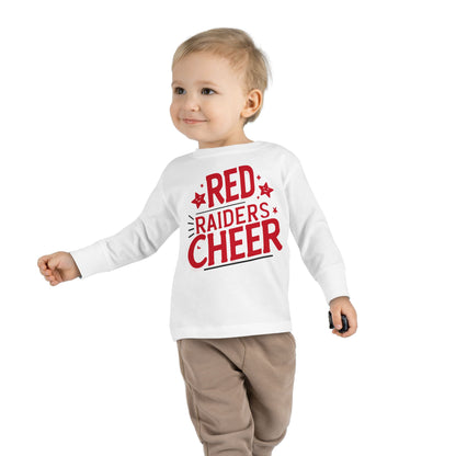 Toddler Long Sleeve Shirt \ Marion County Red Raiders Cheer \ MCC2