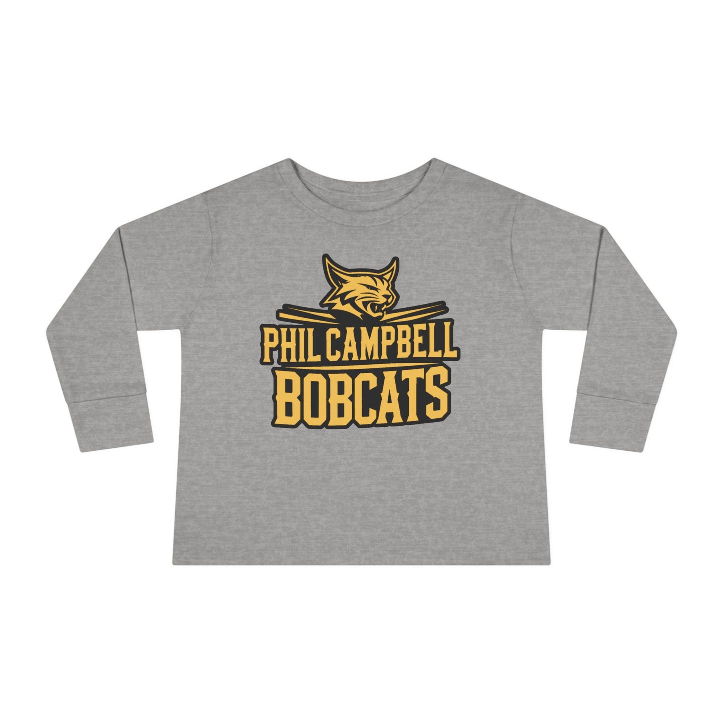 Toddler Long Sleeve Tee \ Phil Campbell Bobcats \ PCB2